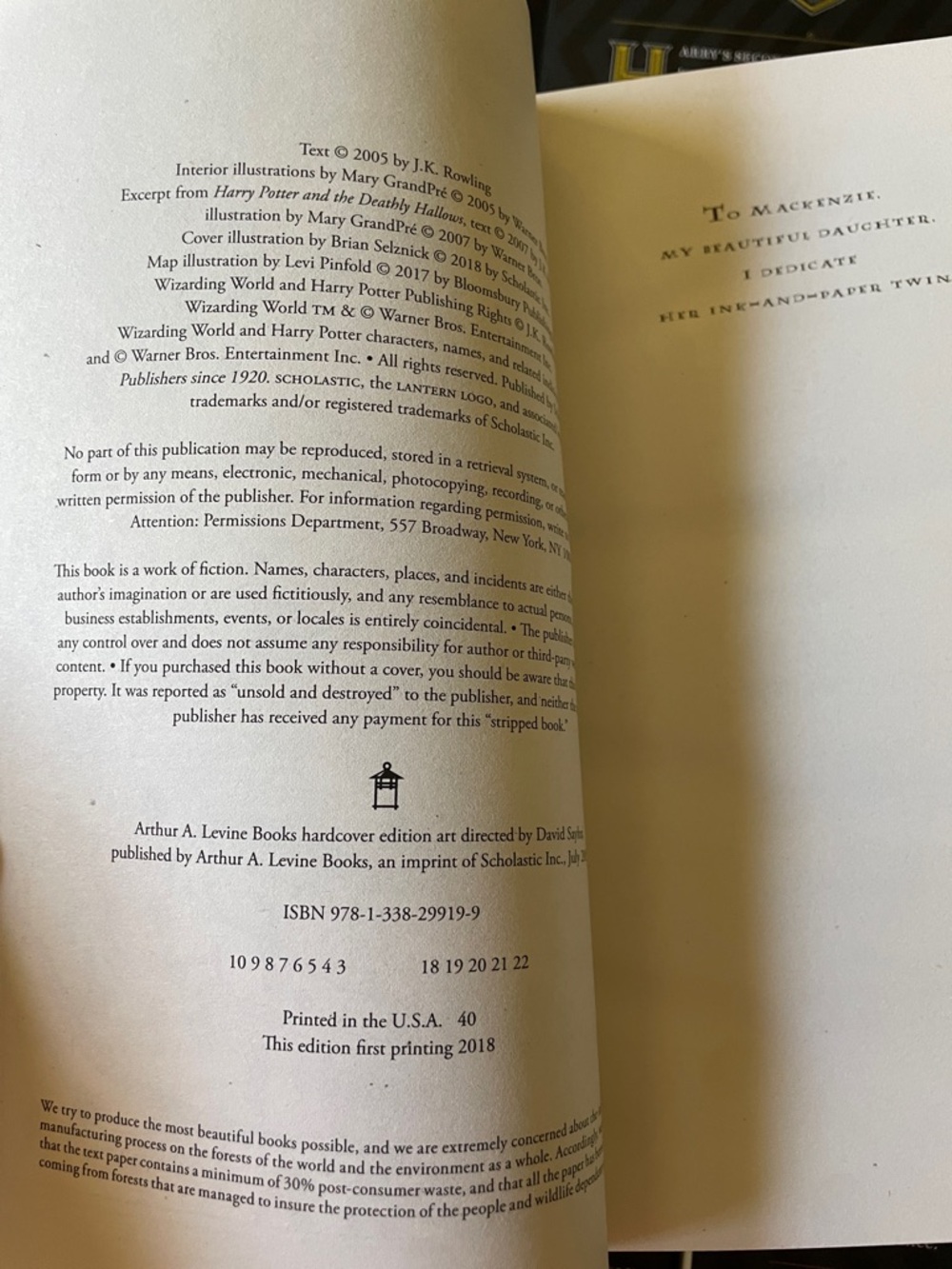 7 Harry Potter Complete Books Set of Seven Scholastic Black White Covers - Picture 13 of 16